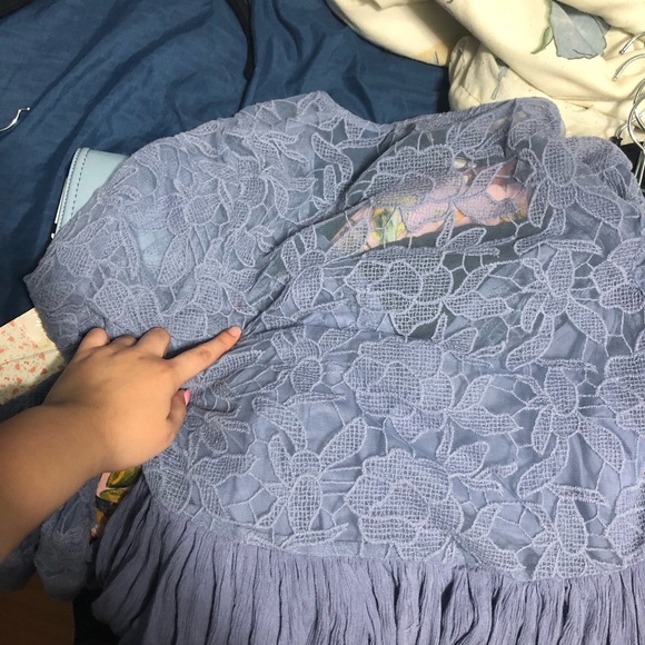 Free People With Love From India Blue Dress - Picture 6 of 6